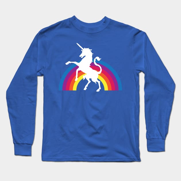 The Extra Special Rainbow Unicorn Shirt Long Sleeve T-Shirt by Nonstop Shirts